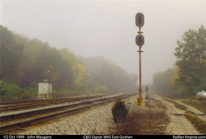 C&O Railway signal: East Goshen (WAS)